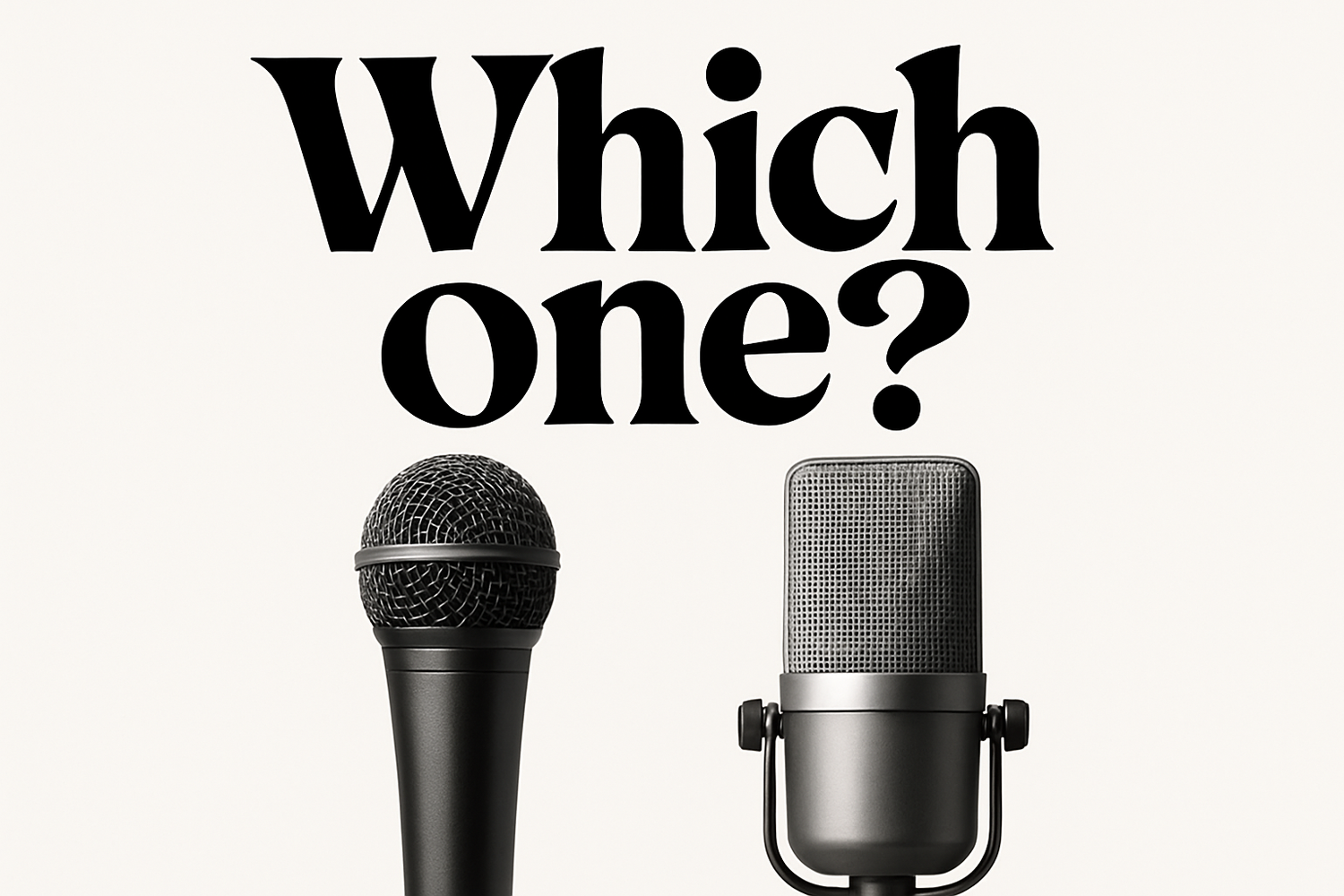 What Type of Microphone Is Best for Singing? Dynamic vs Condenser Explained