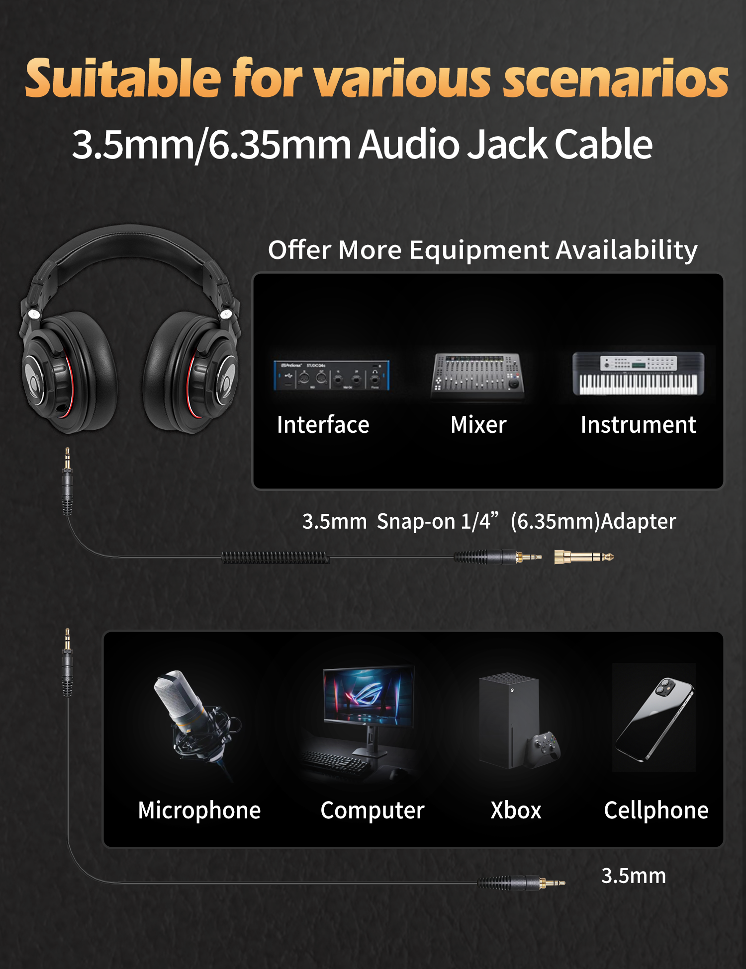 Talomen Ti660x | Casque filaire de surveillance de studio professionnel