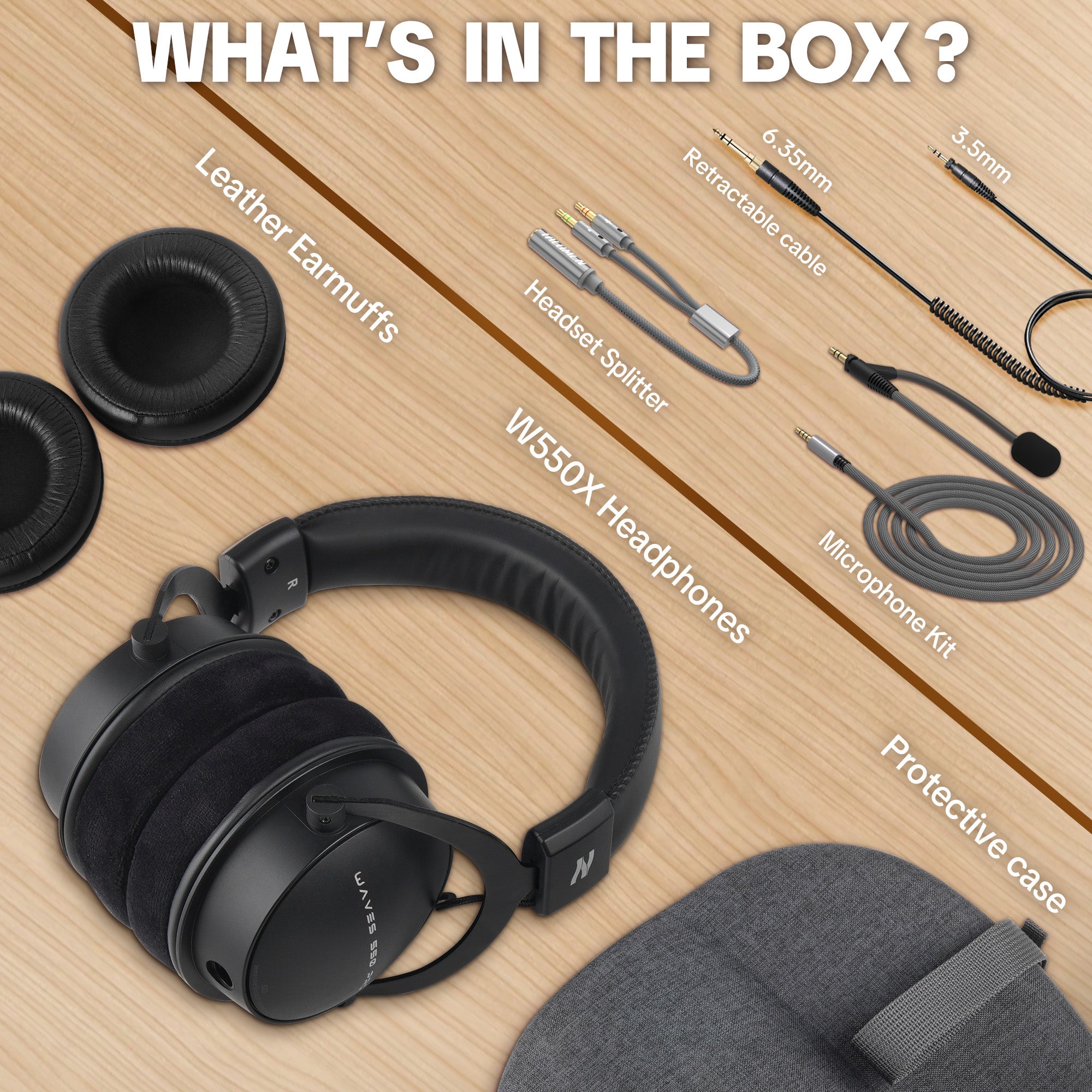 Talomen Ti660x | プロフェッショナルスタジオモニタリング有線ヘッドフォン