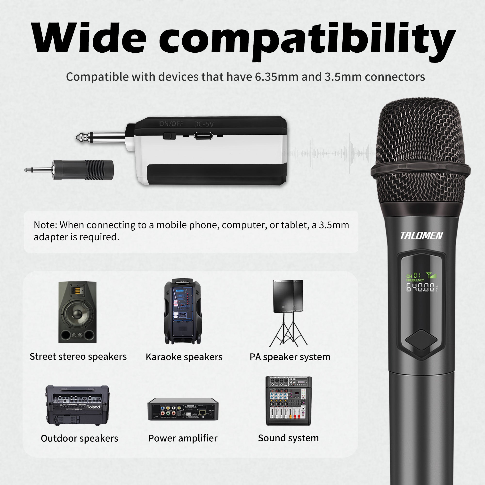 Talomen K60-2 | Dual Wireless Handheld Dynamic Microphone