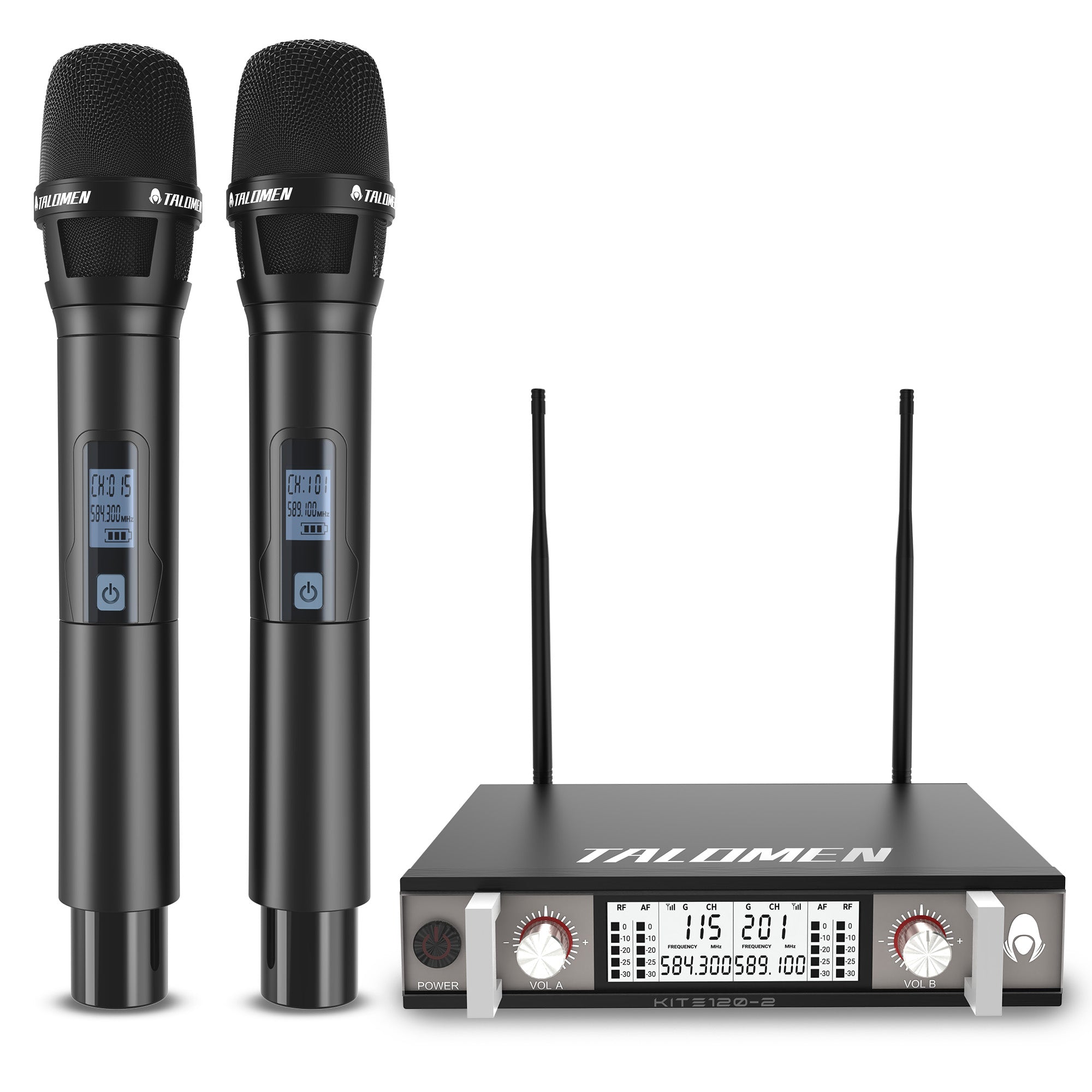 Talomen K120 Professional UHF Wireless Microphone System