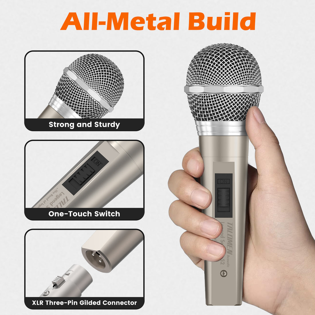 Talomen L52 | Micrófono vocal profesional