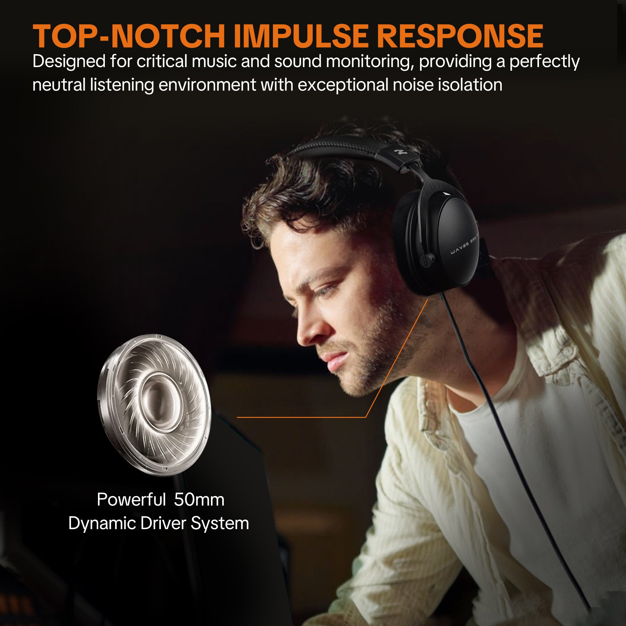 Talomen Ti660x | プロフェッショナルスタジオモニタリング有線ヘッドフォン